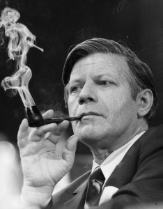 circa 1974: Chancellor of the Federal Republic of Germany Helmut Schmidt. (Photo by Keystone/Getty Images)